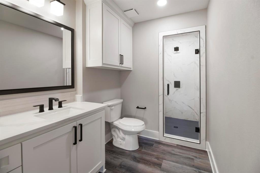 800 Stone Chimney Road Bullard, TX 75757 - Photo 26 of 40 a bathroom with a sink toilet and shower