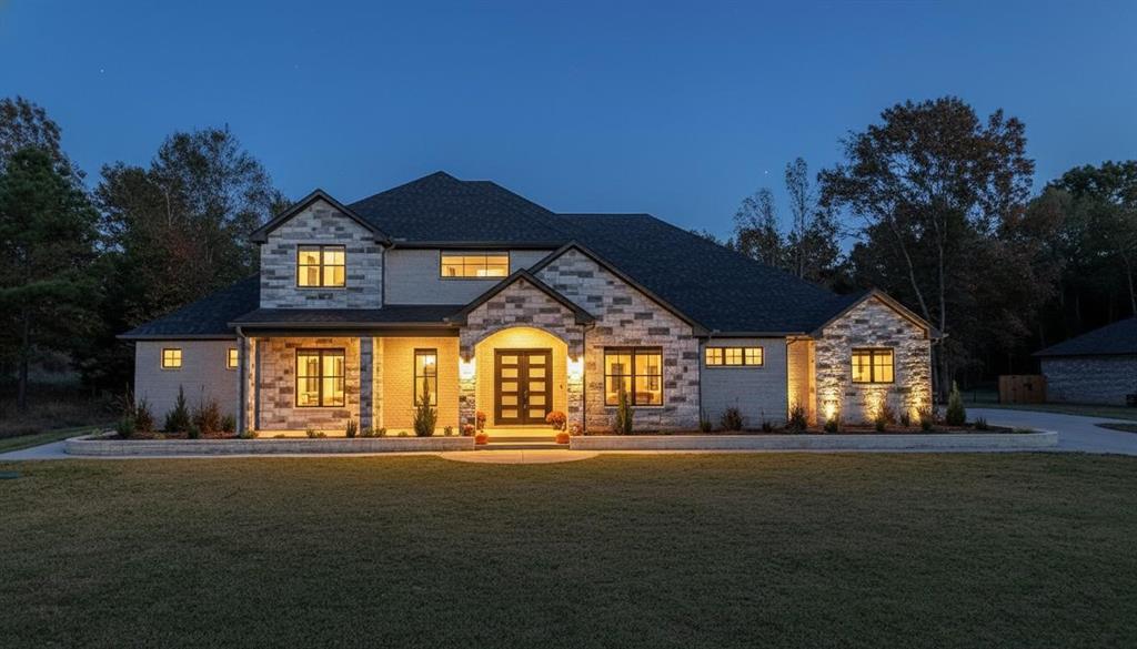 800 Stone Chimney Road Bullard, TX 75757 - Photo 40 of 40 a front view of a house with a garden