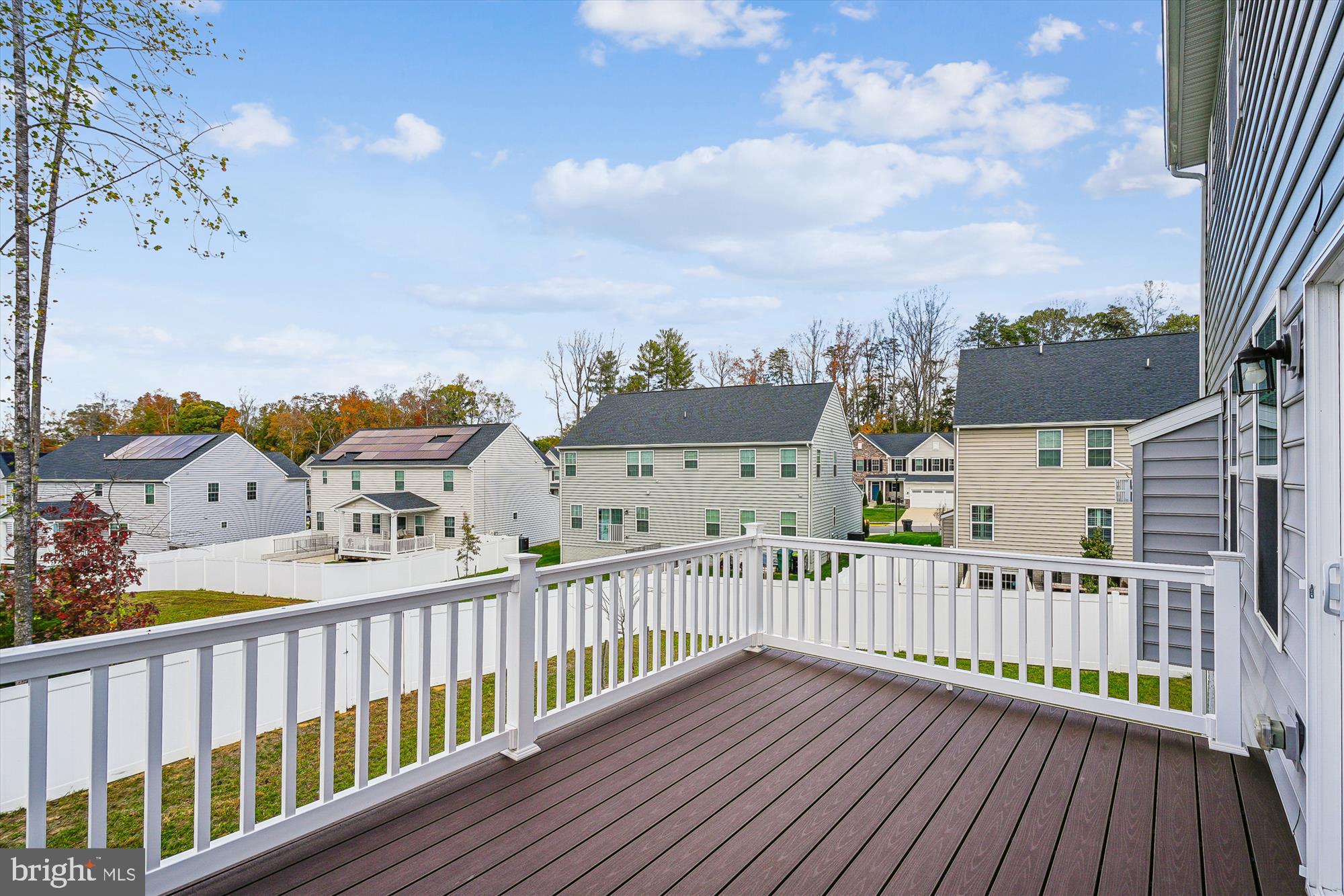 105 Driscoll Lane Stafford, VA 22554 - Photo 54 of 69 a view of a balcony with wooden fence
