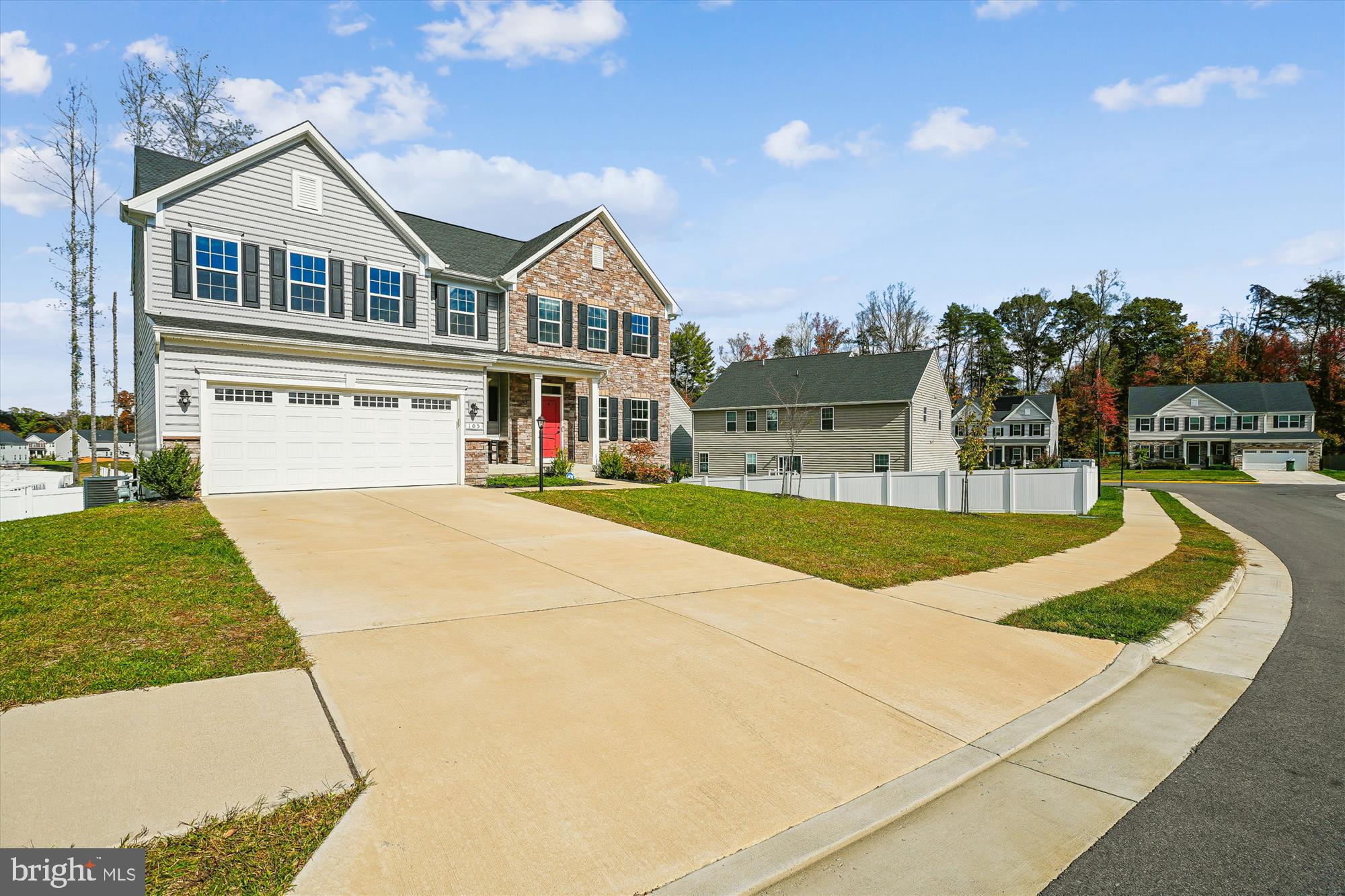 105 Driscoll Lane Stafford, VA 22554 - Photo 68 of 69 a view of multiple houses with a yard