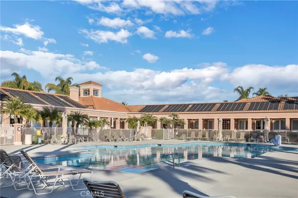 a front view of a building with street view