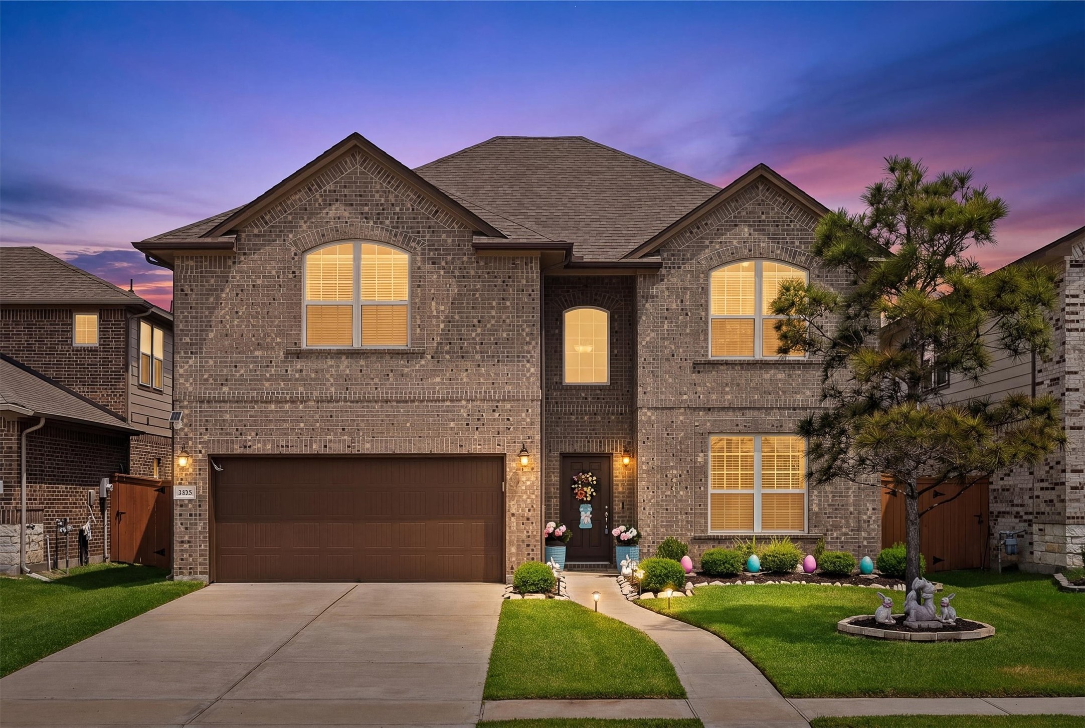 2413 Olancha Drive Rosharon, TX 77583 - Photo 1 of 41 This beautiful two-story brick home features a spacious two-car garage, well-maintained front yard, and charming landscaping.