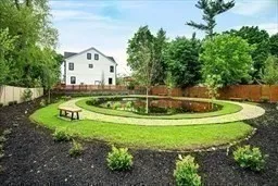 a view of swimming pool with garden