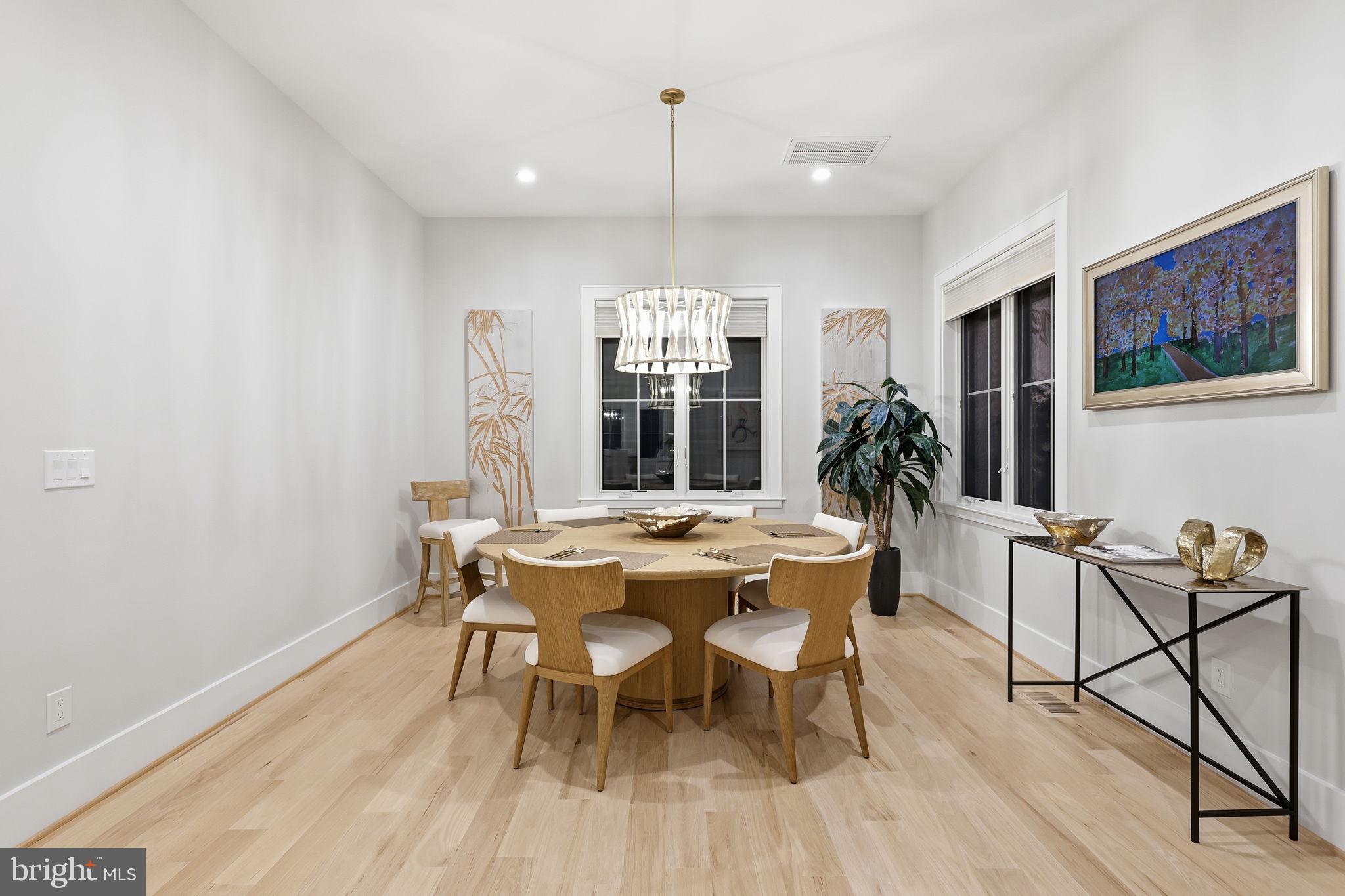 7000 Hector Road McLean, VA 22101 - Photo 12 of 50 a view of a dining room with furniture window and outside view