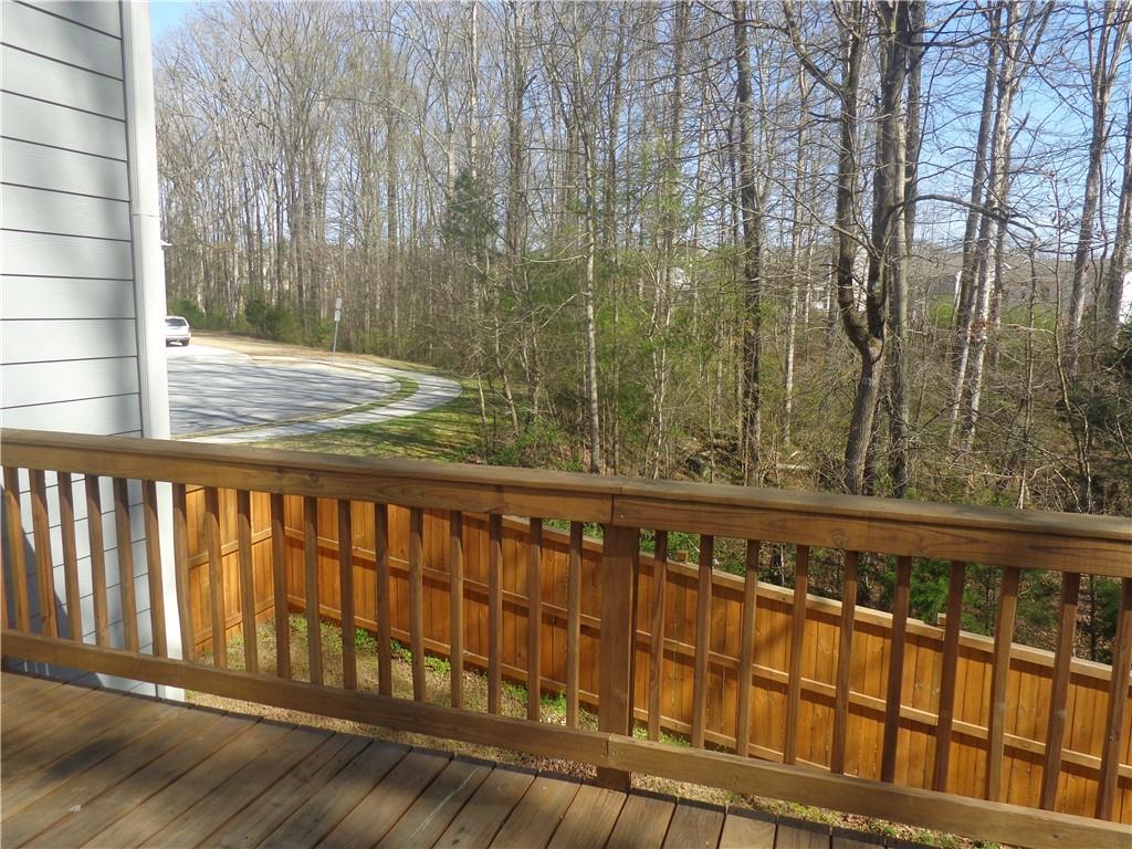 132 Russell Road Pendergrass, GA 30567 - Photo 49 of 50 a view of wooden balcony