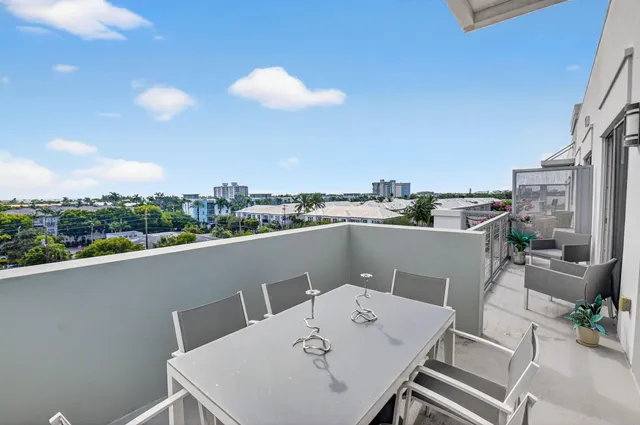 a view of balcony and outdoor space