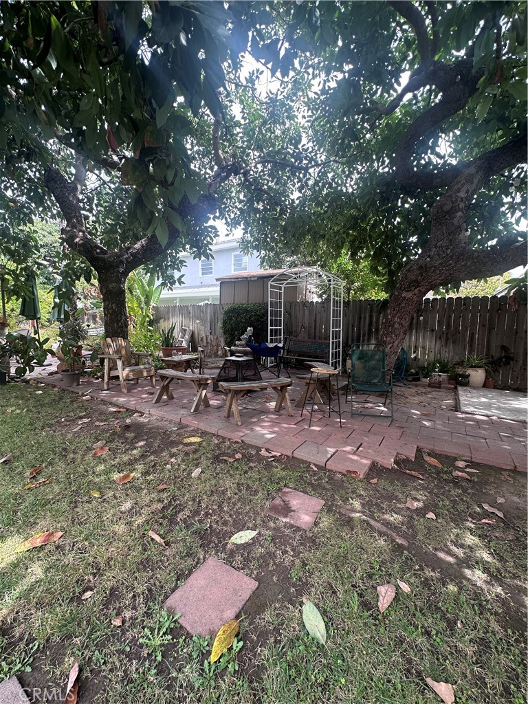 243 North Grand Street, Unit 1/2 Orange, CA 92866 - Photo 9 of 29 a view of a backyard with sitting area
