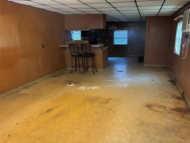 a view of a room with window