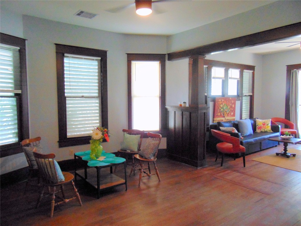 3420 Avenue R Galveston, TX 77550 - Photo 10 of 36 a living room with furniture and a window