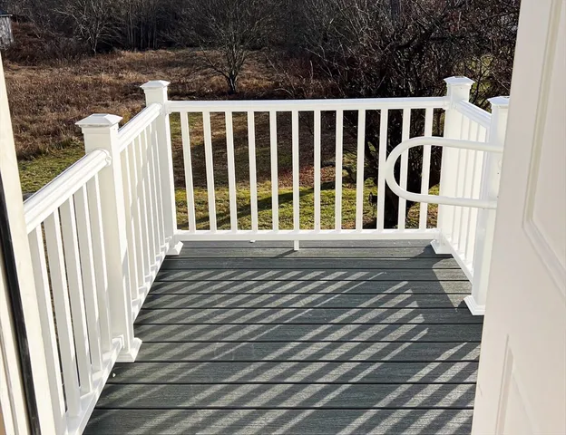 a view of deck and patio