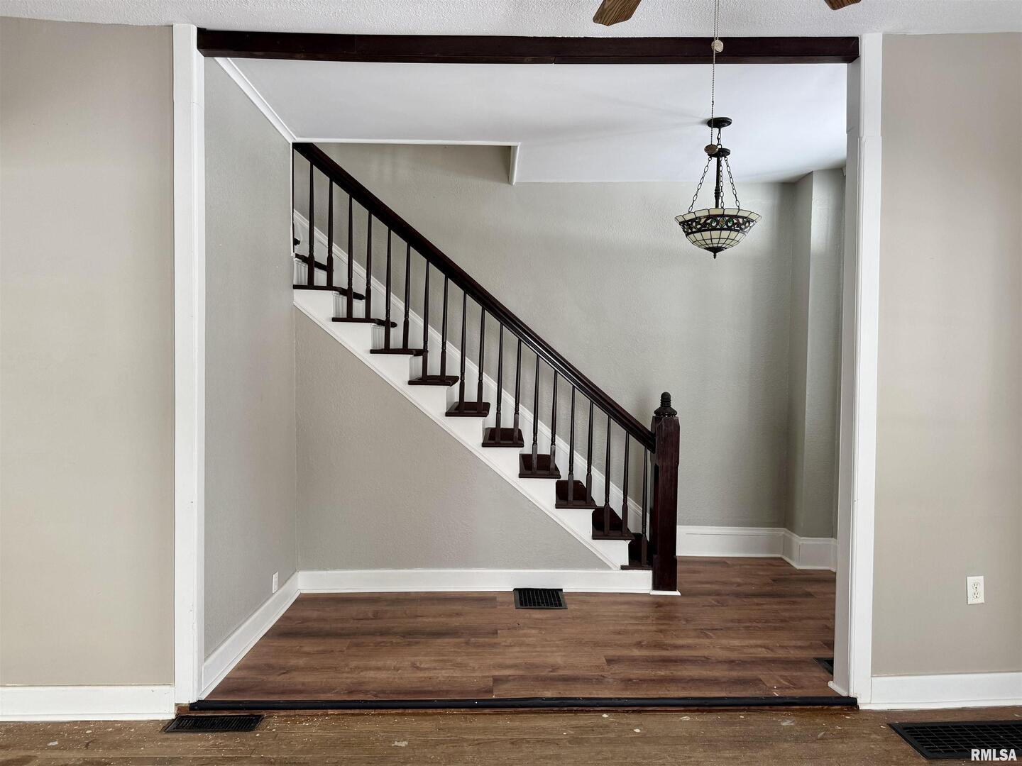 609 5th Avenue South Clinton, IA 52732 - Photo 12 of 25 a view of entryway and hall with wooden floor