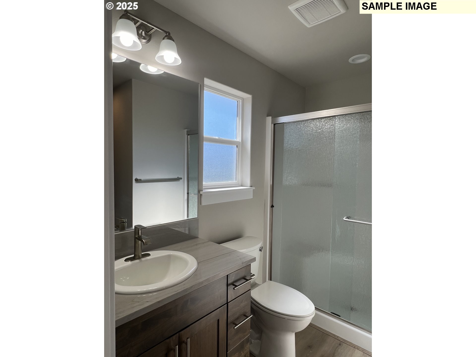 119 Lebleu Lane Winston, OR 97496 - Photo 10 of 30 a bathroom with a sink and a mirror
