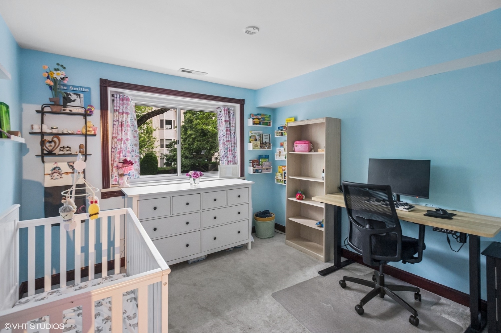205 Ridge Road, Unit 204 Wilmette, IL 60091 - Photo 12 of 16 a view of a workspace with furniture and a window
