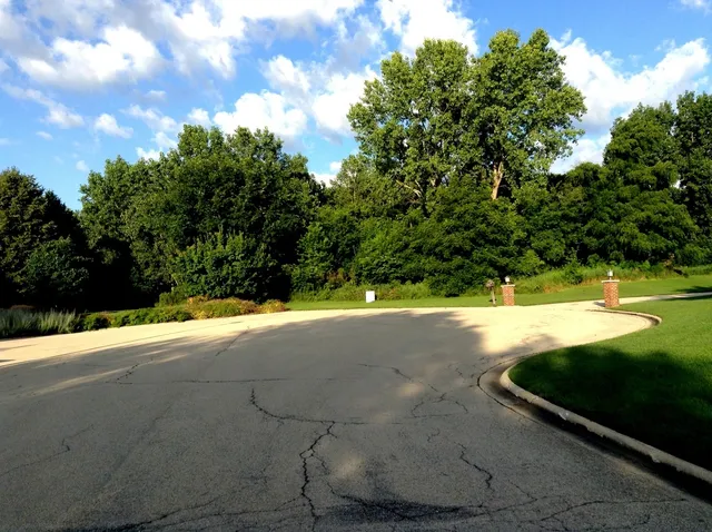 a view of an outdoor space and yard