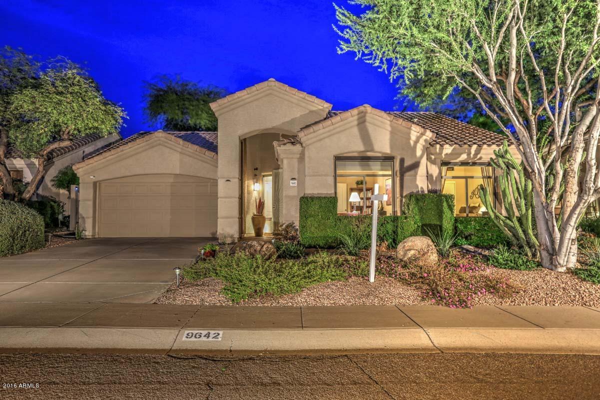 9642 East Pine Valley Road Scottsdale, AZ 85260 - Photo 1 of 75 Night-Front View