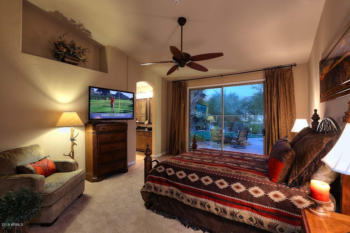 9642 East Pine Valley Road Scottsdale, AZ 85260 - Photo 16 of 75 Night-Master Bedroom