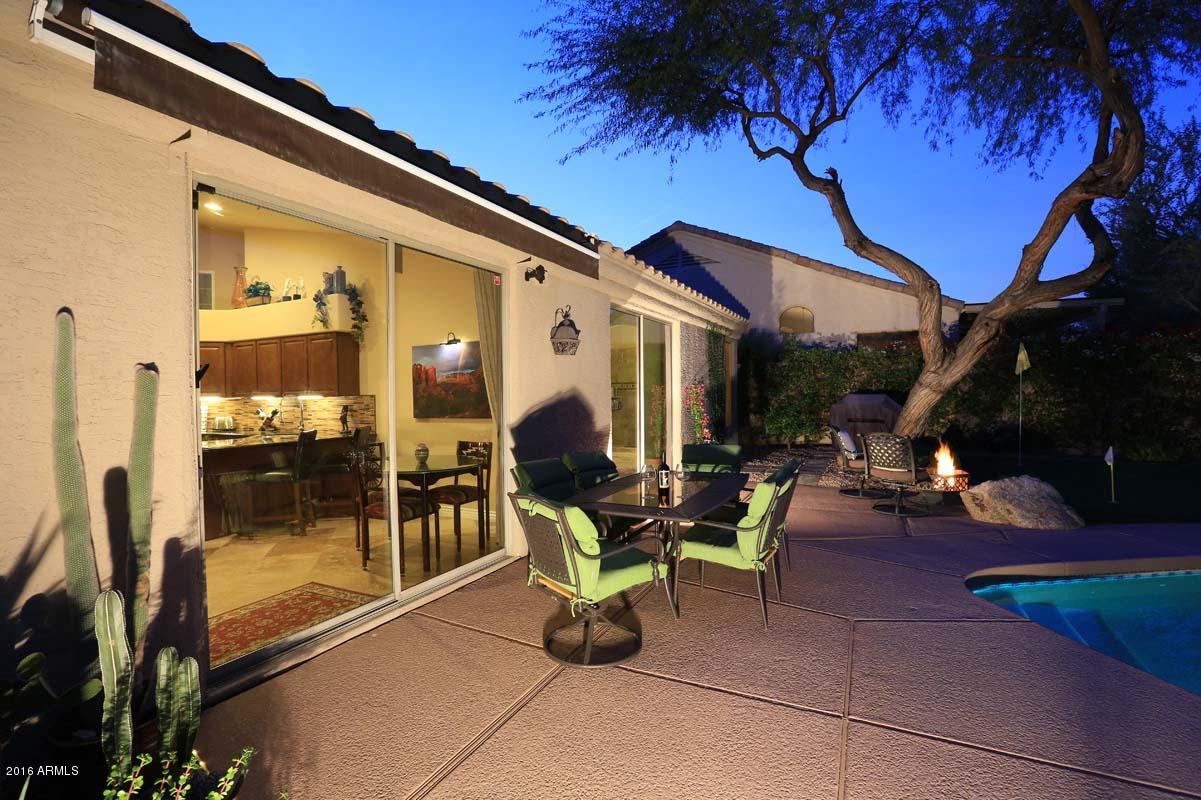 9642 East Pine Valley Road Scottsdale, AZ 85260 - Photo 20 of 75 Night-Patio