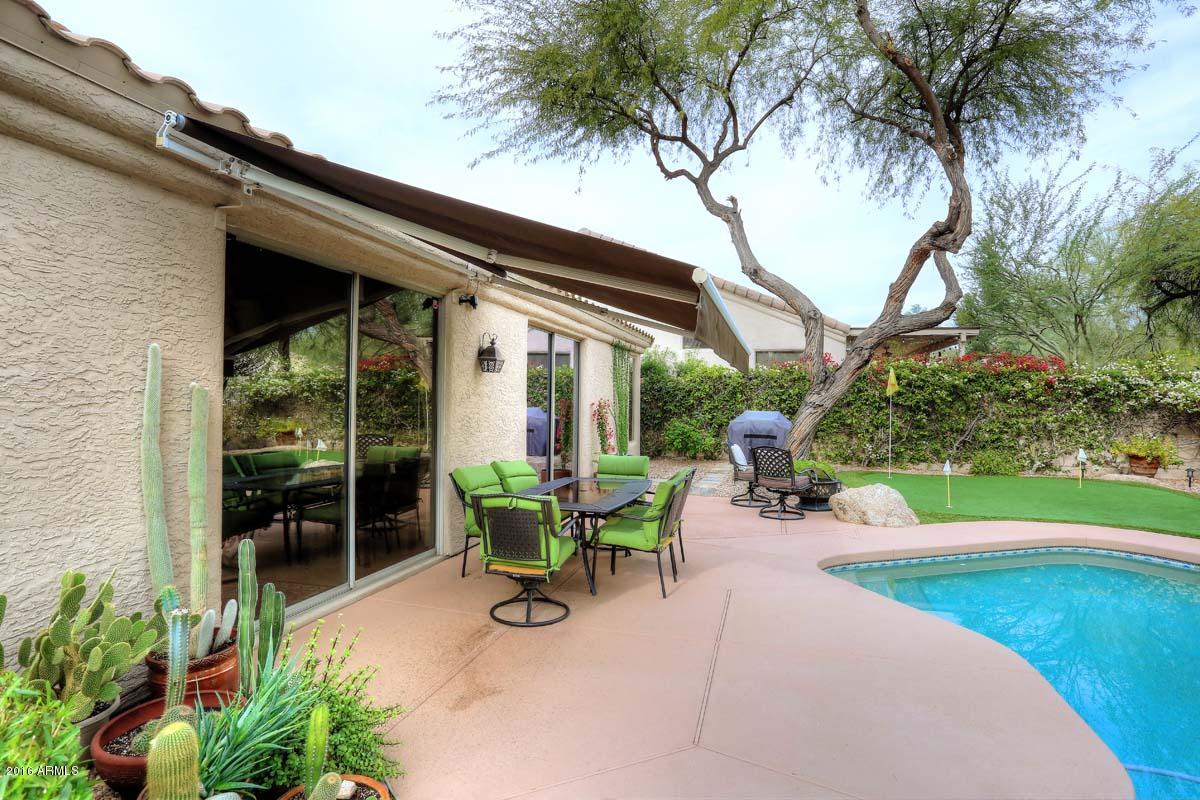 9642 East Pine Valley Road Scottsdale, AZ 85260 - Photo 30 of 75 Patio-Retractable Awning