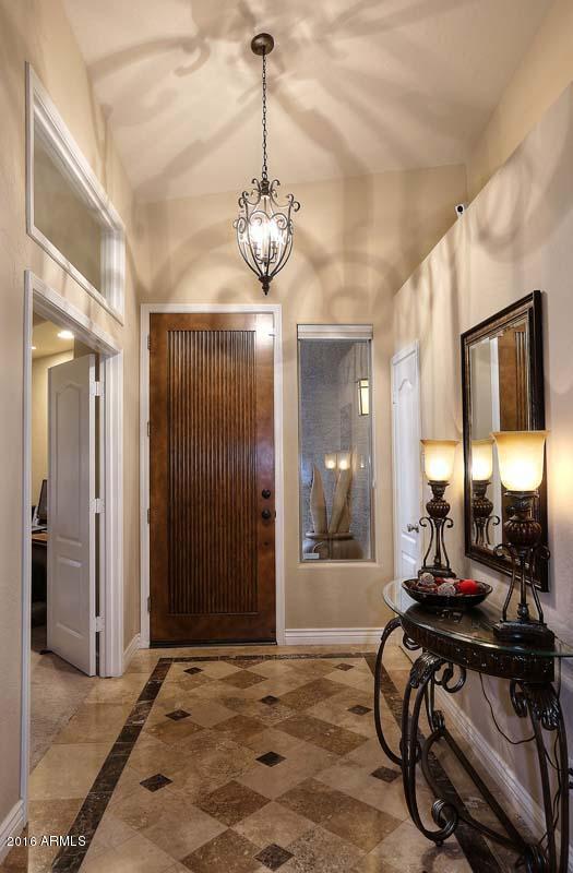 9642 East Pine Valley Road Scottsdale, AZ 85260 - Photo 4 of 75 Night-Foyer