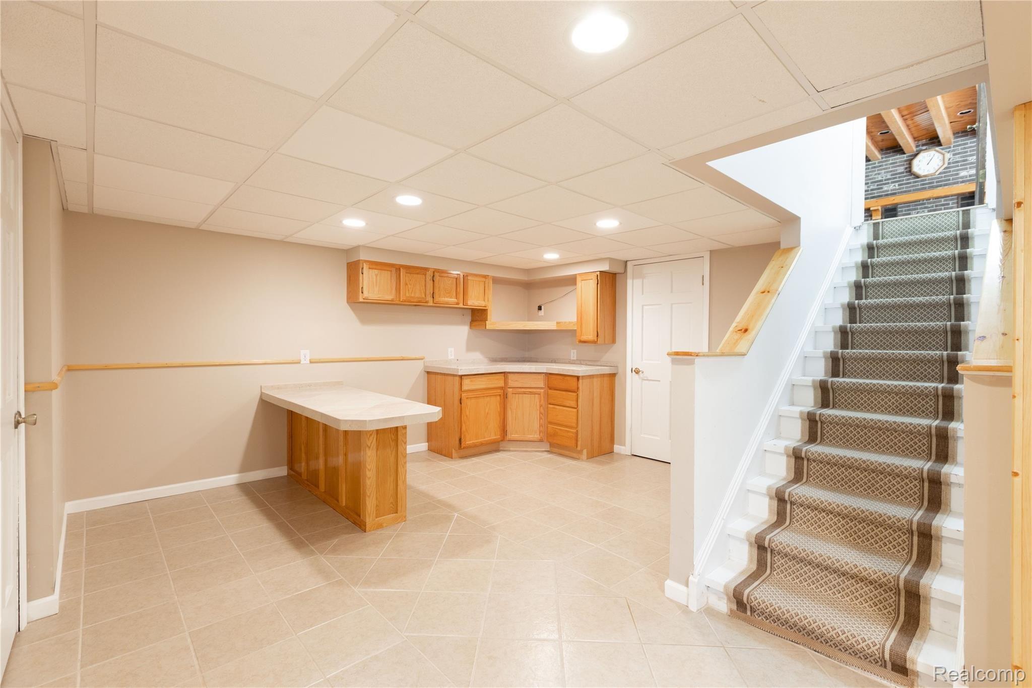 8443 Bridge Road Grosse Ile, MI 48138 - Photo 31 of 33 Nice finished basement with bathroom.