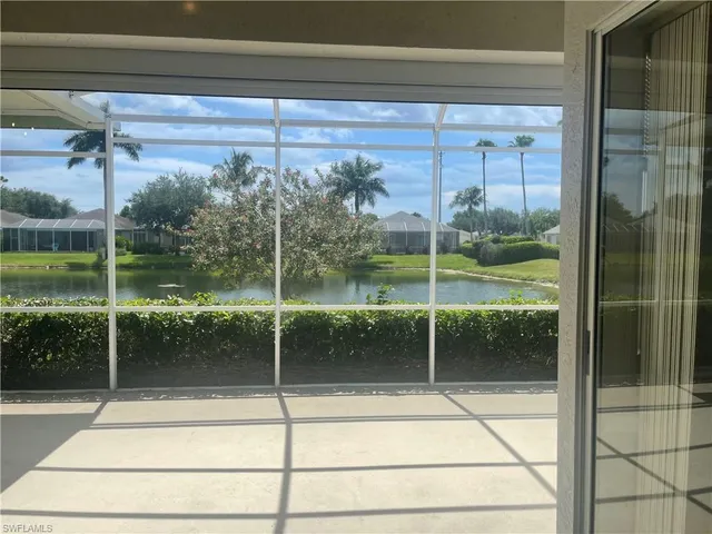 a view of a glass door with a outdoor space