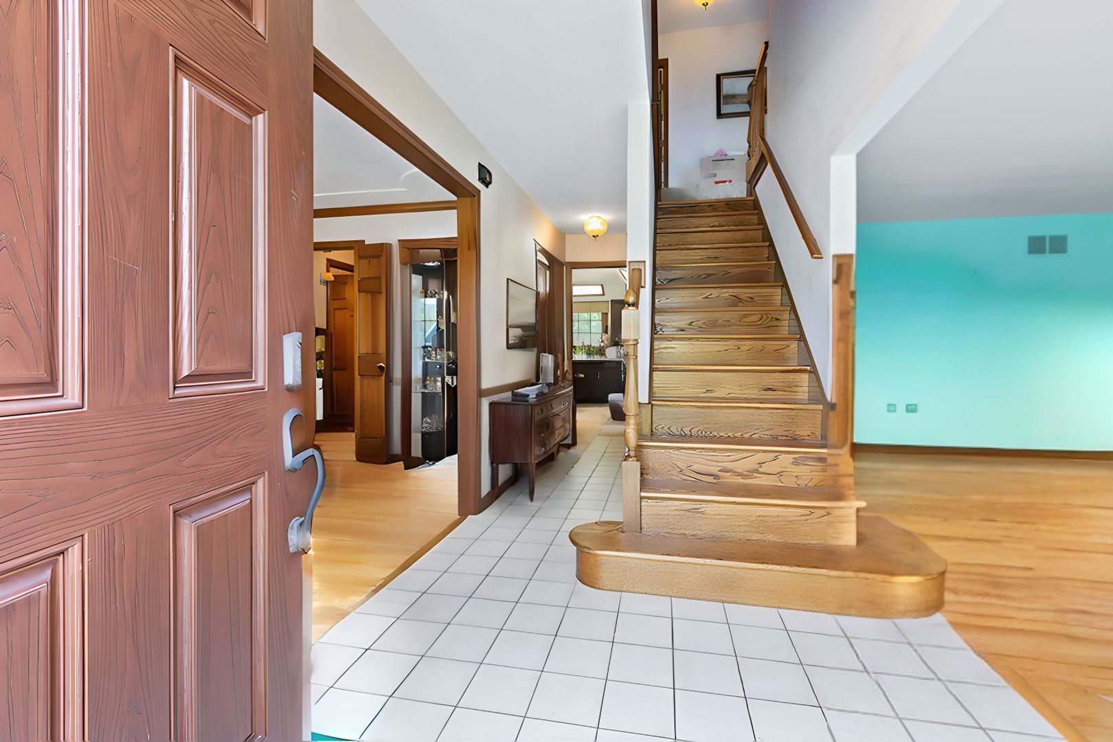 2647 Sun Valley Road Lisle, IL 60532 - Photo 3 of 26 a view of entryway and hall with wooden floor
