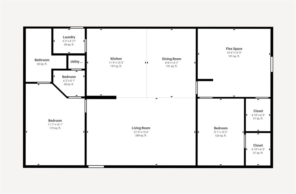 206 Creekview Meadows Court Springtown, TX 76082 - Photo 13 of 13 Grey House Floorplan