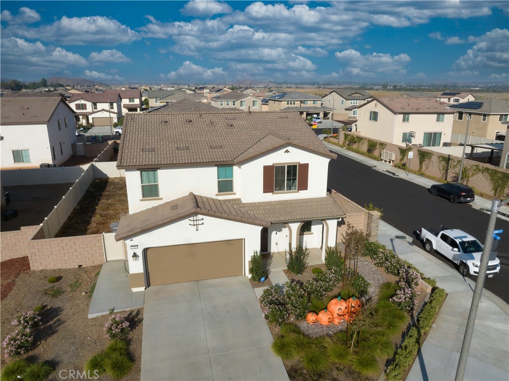 3316 Jack Rabbit Court Perris, CA 92570 - Photo 1 of 1 an aerial view of a house with a swimming pool