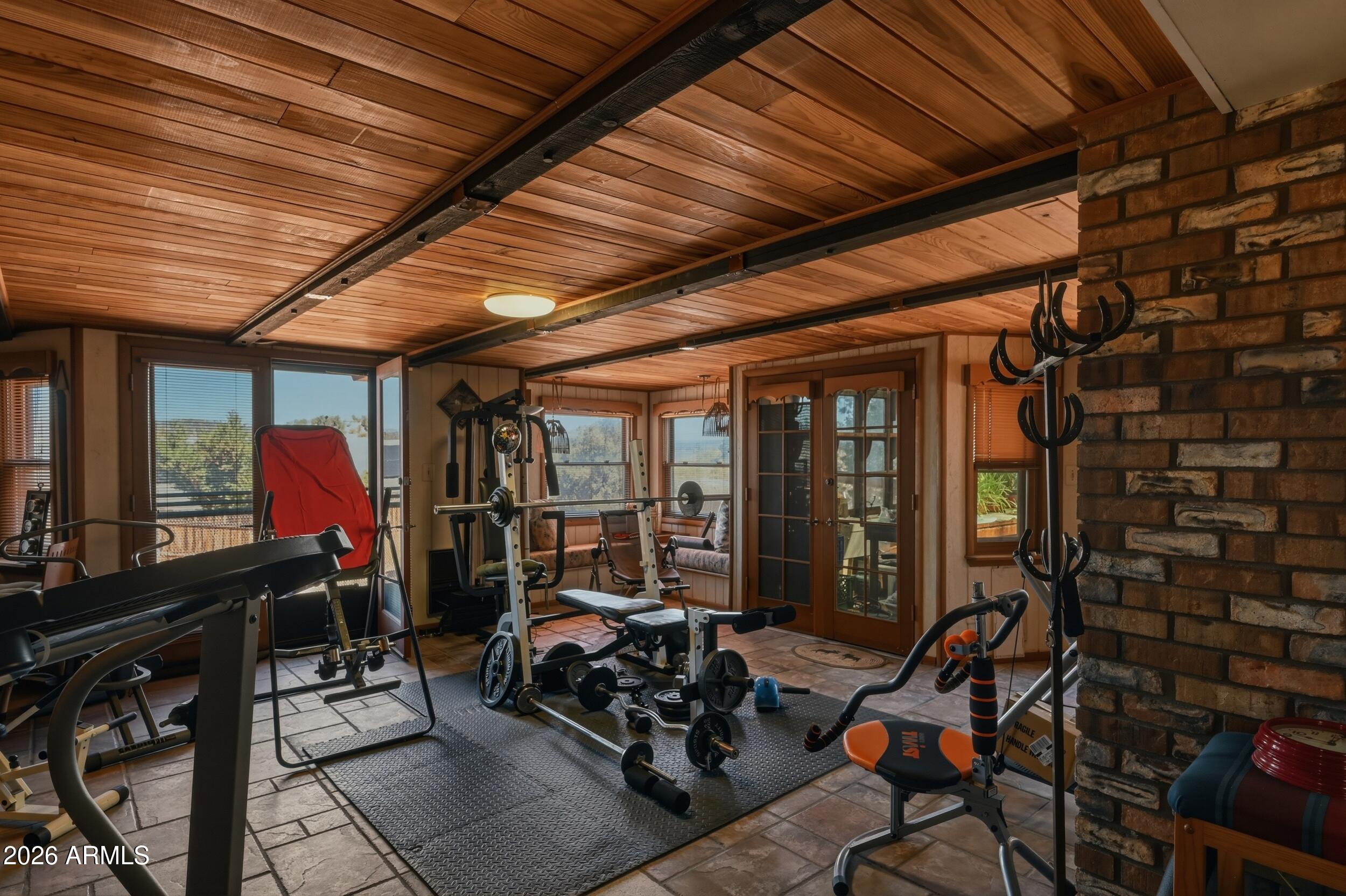 902 West Rim View Road Payson, AZ 85541 - Photo 25 of 46 Basement Excercise Area