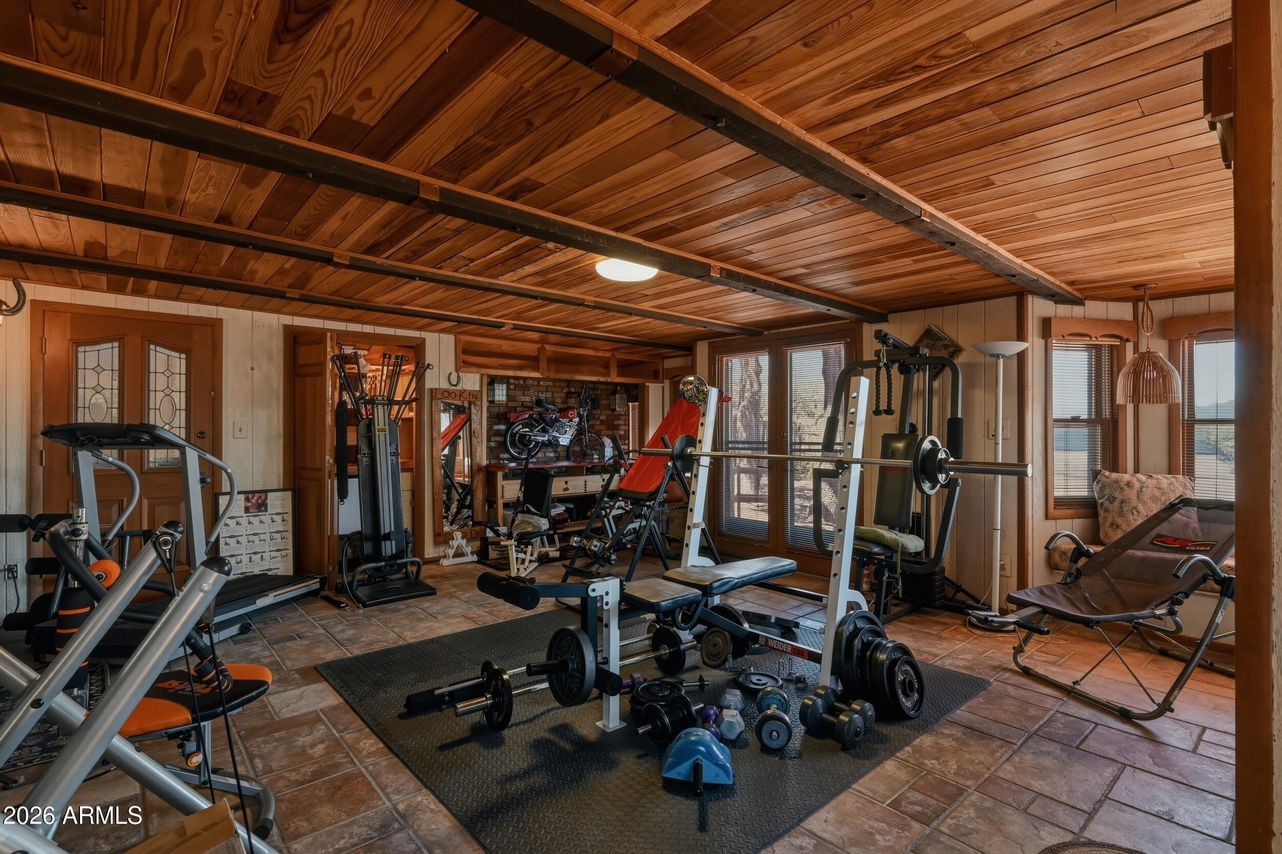 902 West Rim View Road Payson, AZ 85541 - Photo 26 of 46 Basement Excercise Area