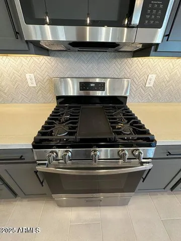 a close view of stove top oven