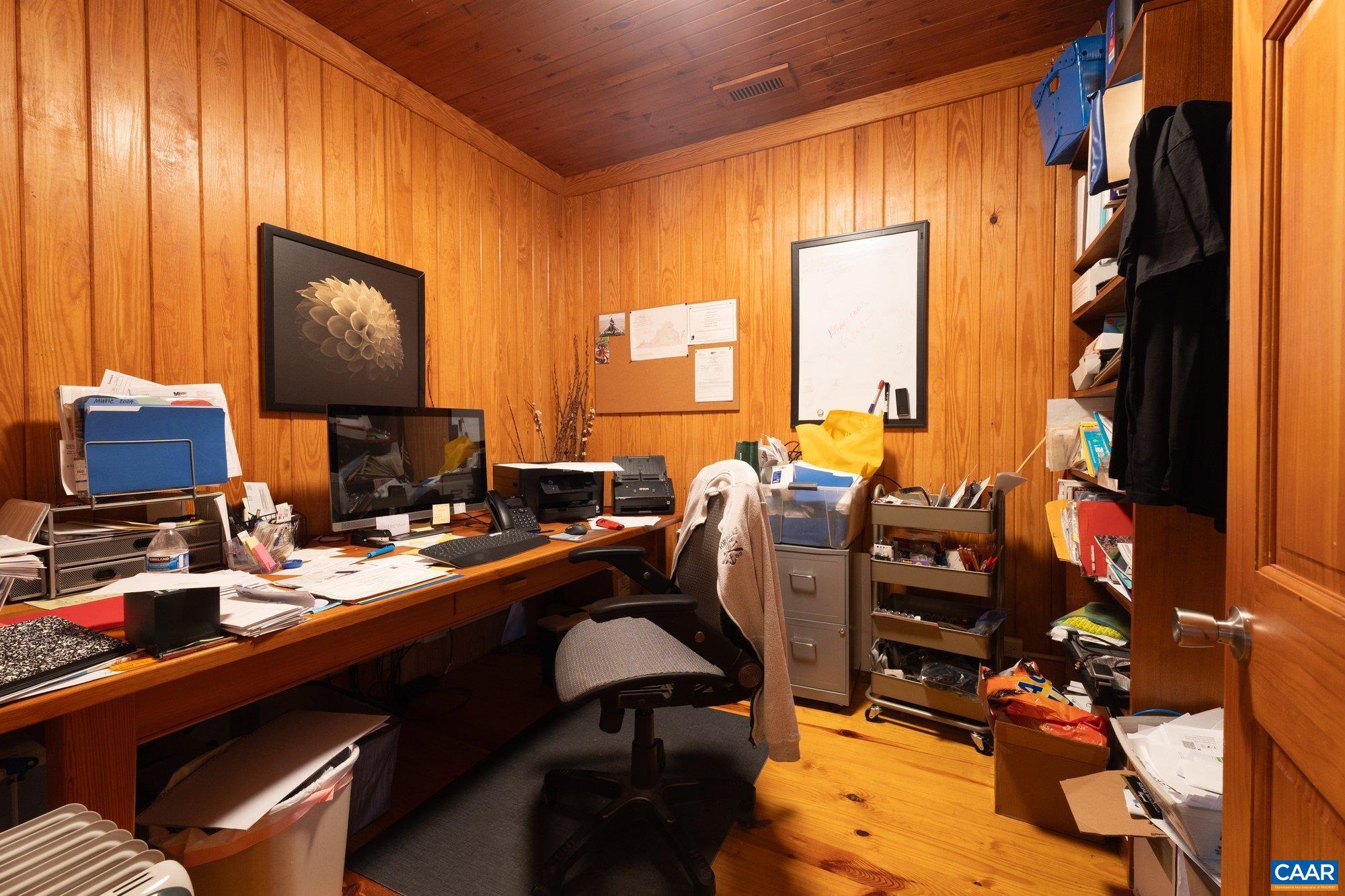 1376 Wyatt Mountain Road Dyke, VA 22935 - Photo 53 of 75 a view of a workspace with furniture and a window