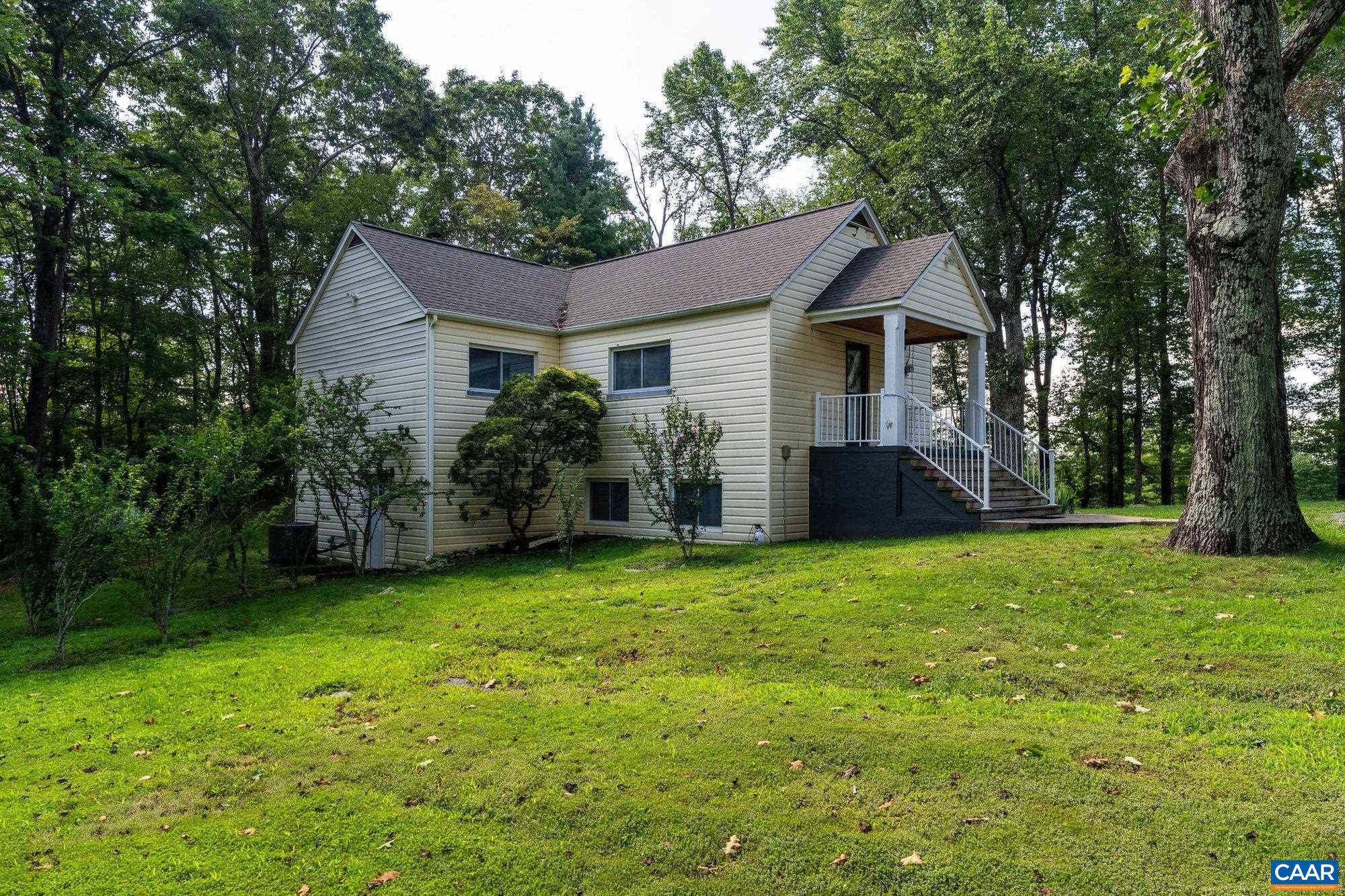 1376 Wyatt Mountain Road Dyke, VA 22935 - Photo 67 of 75 a front view of house with yard and green space