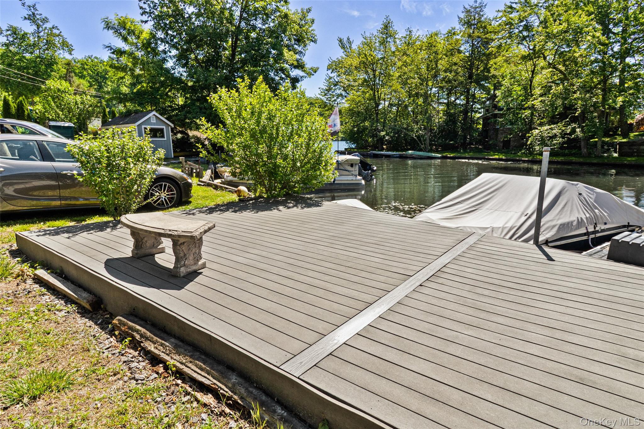 8 Rock Hill Road Mahopac, NY 10541 - Photo 43 of 50 Waterfront parcel consisting of a Trex deck, boat dock and parking area with 40' lakefront