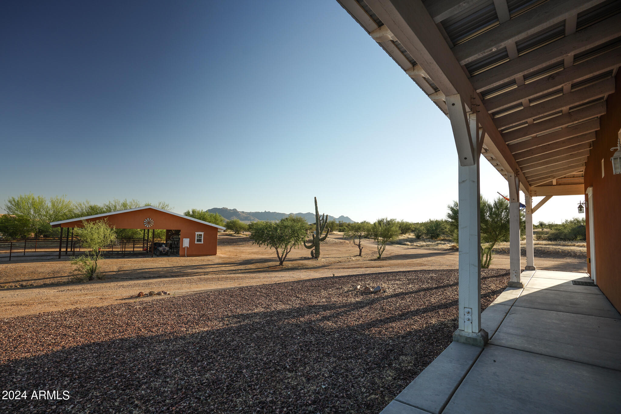 14142 East Peak View Road Scottsdale, AZ 85262 - Photo 54 of 108 Side Porch and Barn