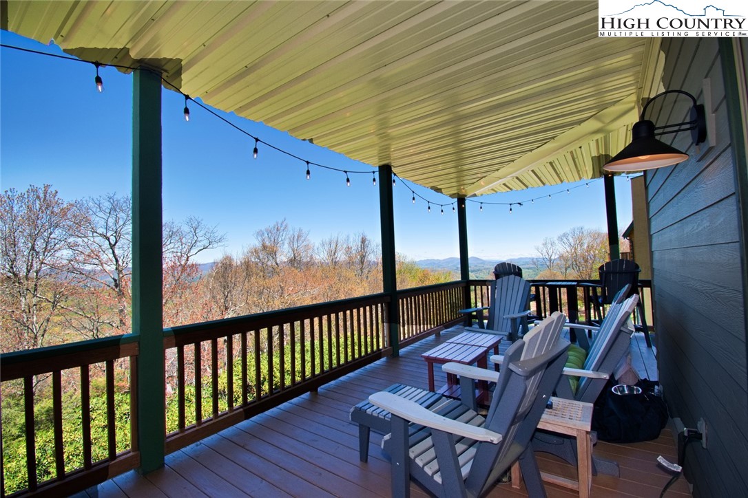 190 Summit Park Circle Boone, NC 28607 - Photo 40 of 50 a view of a chairs and table in the balcony