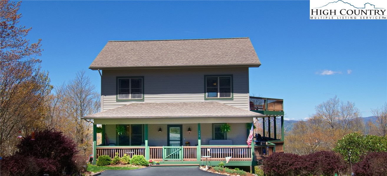 190 Summit Park Circle Boone, NC 28607 - Photo 49 of 50 a front view of a house with garden