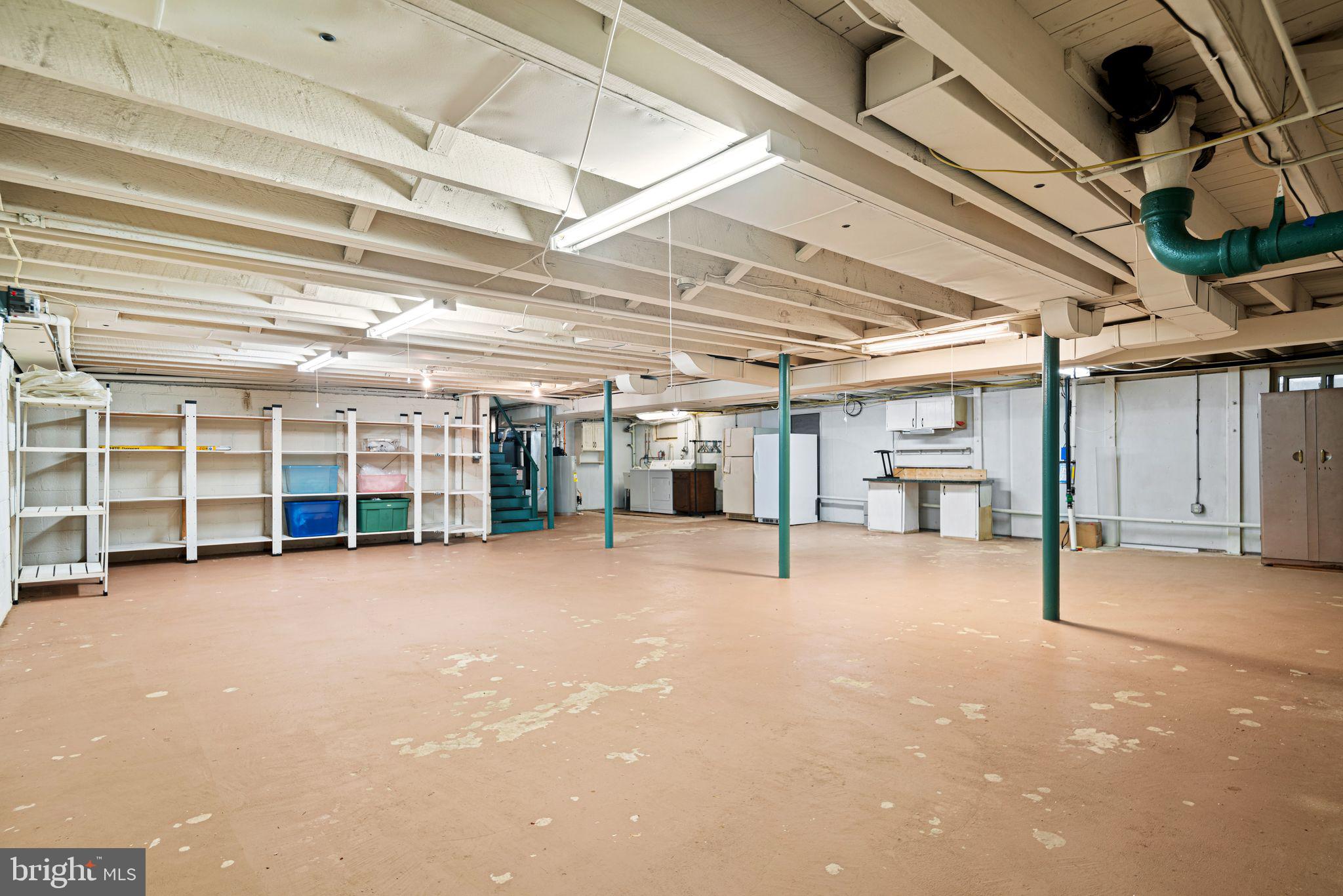 705 West Browning Road Oaklyn, NJ 08107 - Photo 33 of 42 Full basement w/shelving - excellent storage