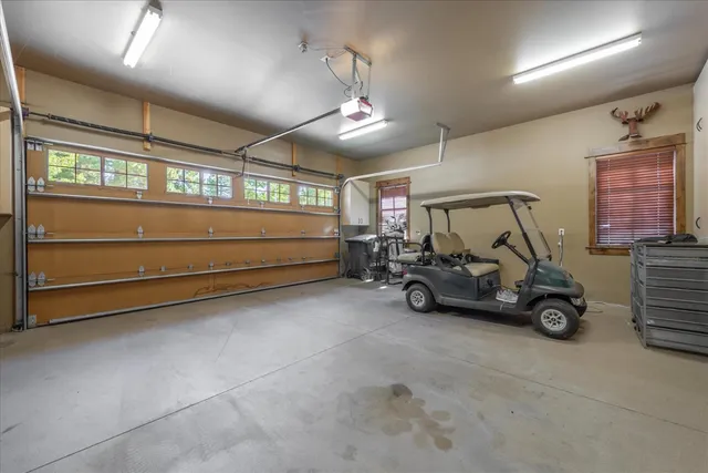 a view of car garage