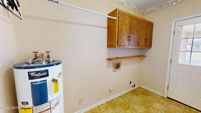 a view of storage and utility room