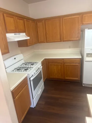 a utility room with washer and dryer