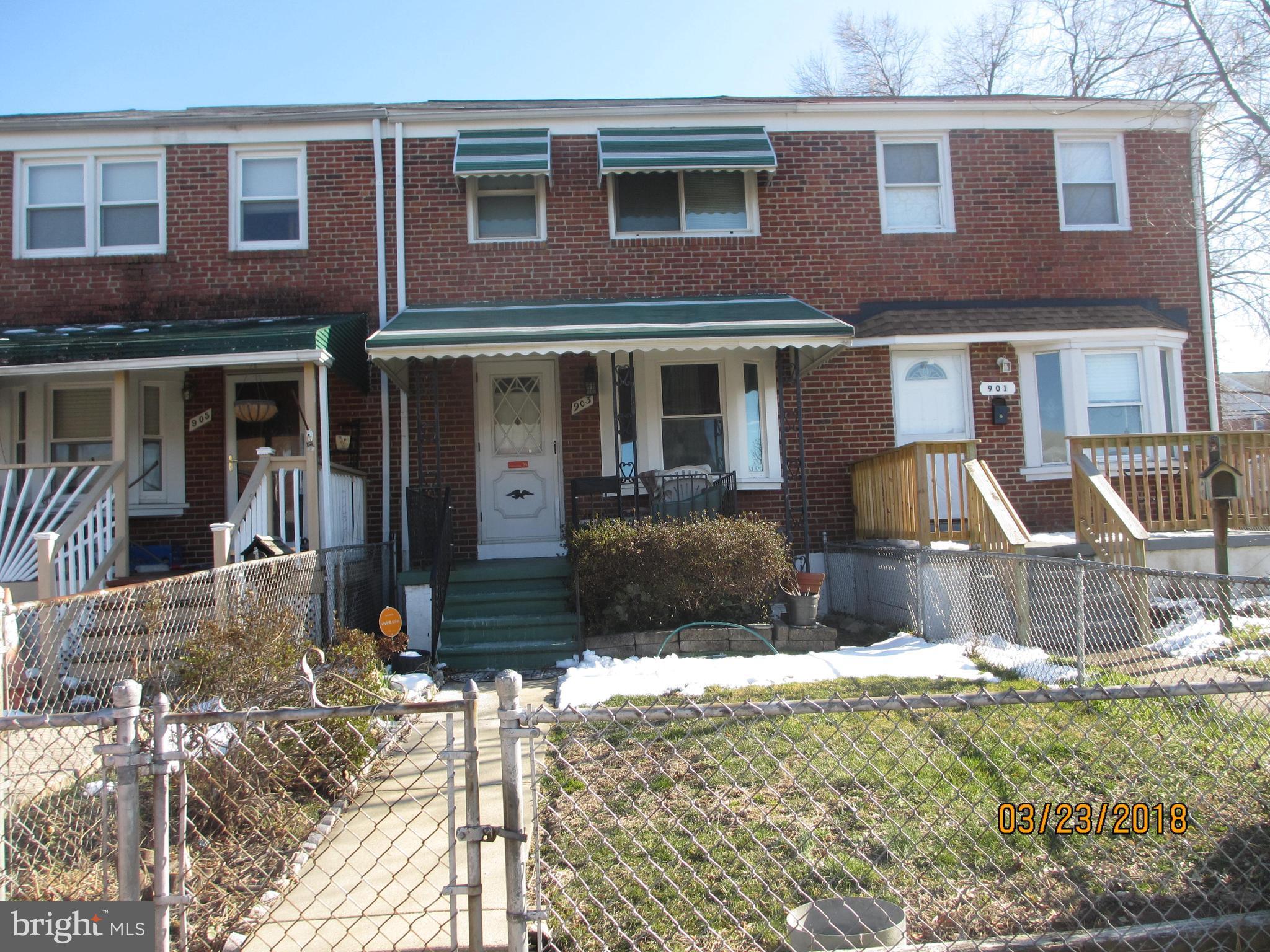 903 Arncliffe Road Baltimore, MD 21221 - Photo 1 of 4 Exterior (Front)