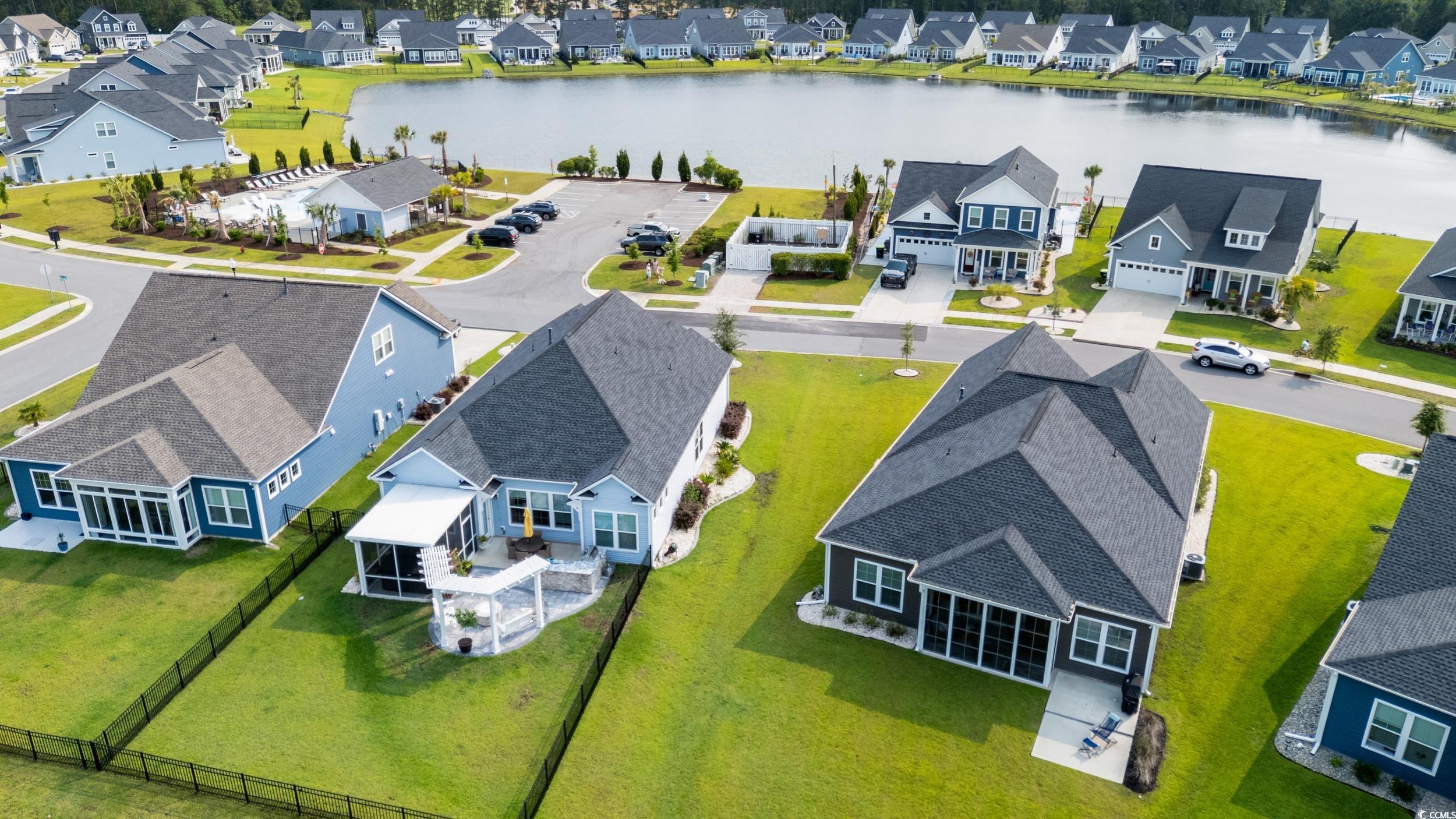 314 Bumble Circle Murrells Inlet, SC 29576 - Photo 37 of 40 Arial View of the back of Home