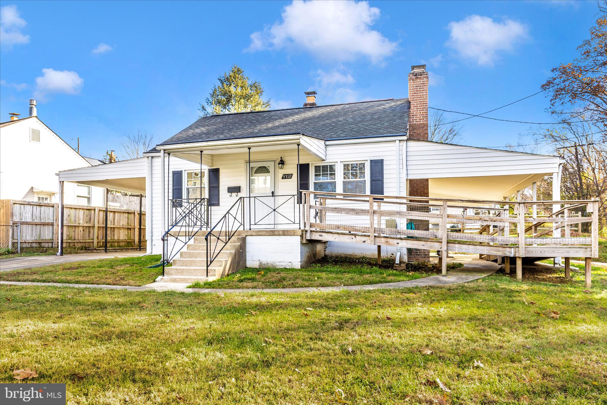 4410 Fernhill Road Silver Spring, MD 20906 - Photo 31 of 49 a view of a house with a backyard