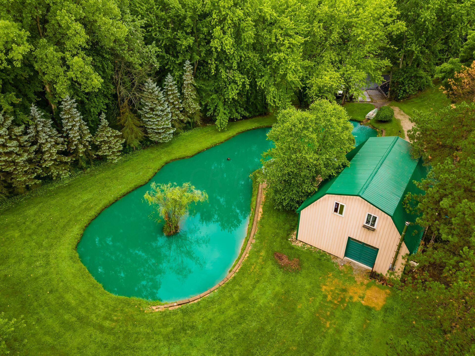 4085 Worthington Road Galena, OH 43021 - Photo 82 of 88 Aerial Barn View