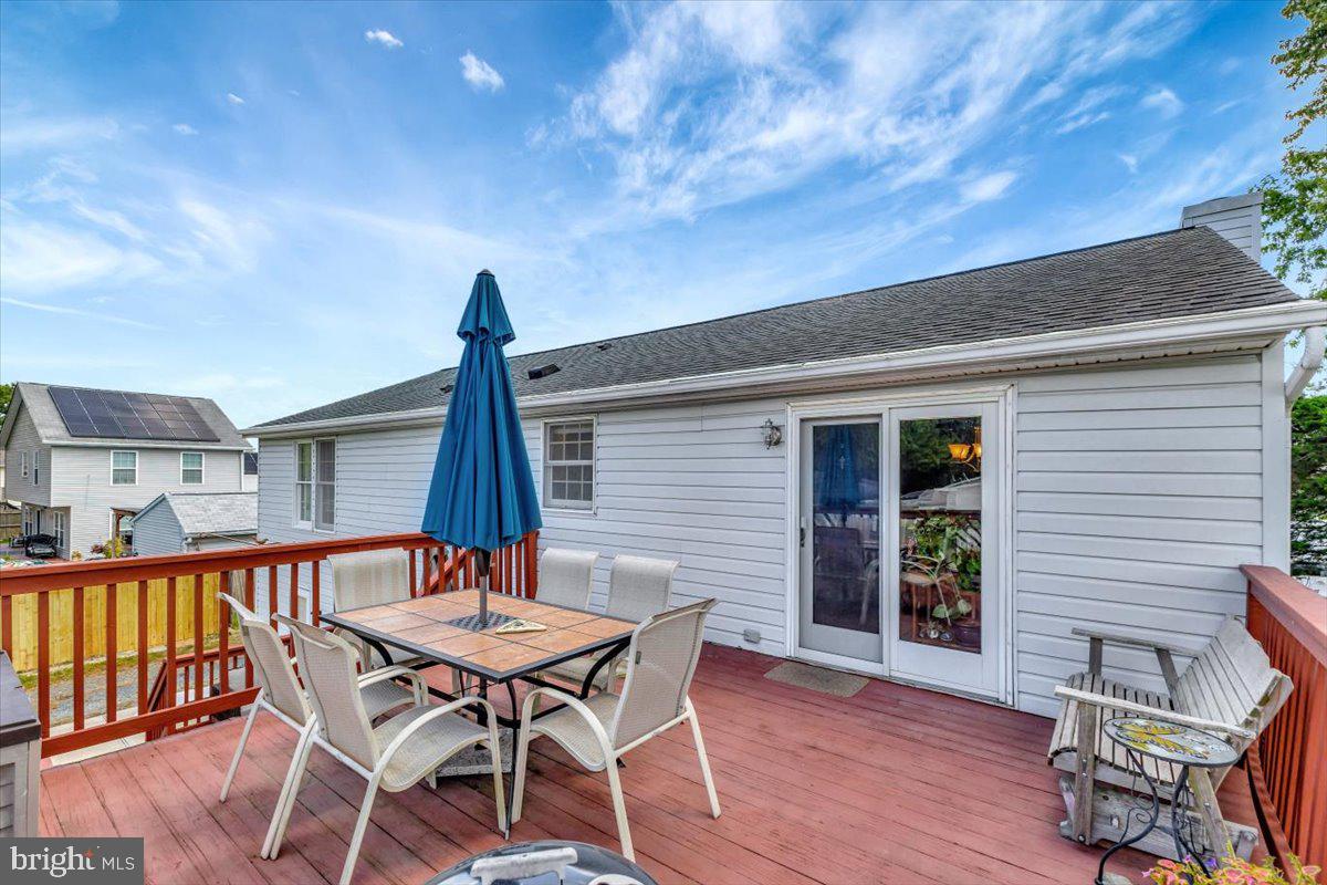 13226 Susquehanna Road Baltimore, MD 21220 - Photo 11 of 43 a balcony with table and chairs