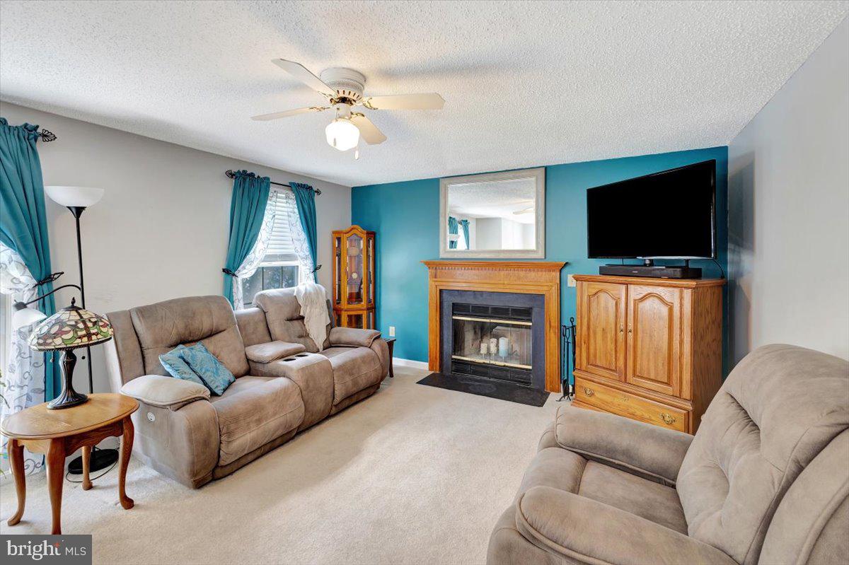 13226 Susquehanna Road Baltimore, MD 21220 - Photo 14 of 43 a living room with furniture a flat screen tv and a fireplace