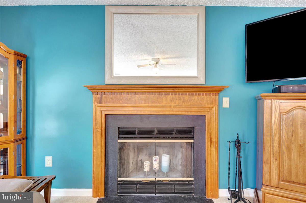 13226 Susquehanna Road Baltimore, MD 21220 - Photo 15 of 43 a living room with a fireplace and a flat screen tv