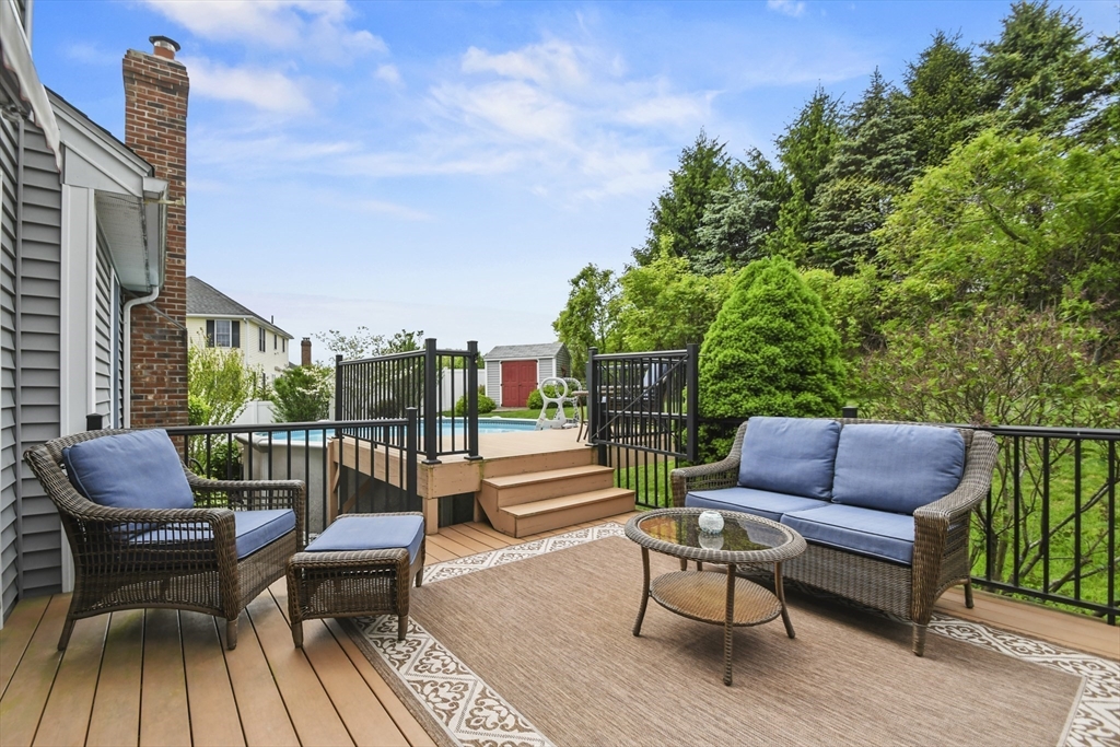 18 Jackson Avenue Rutland, MA 01543 - Photo 16 of 24 a roof deck with a couch and chairs