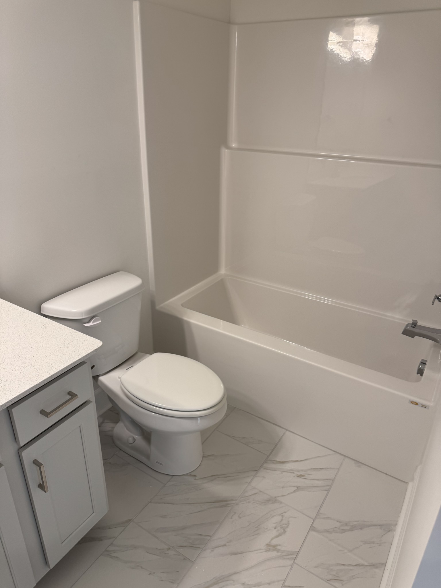 1110 June Wilde Ridge Spring Hill, TN 37174 - Photo 25 of 28 a bathroom with a toilet and a bath tub